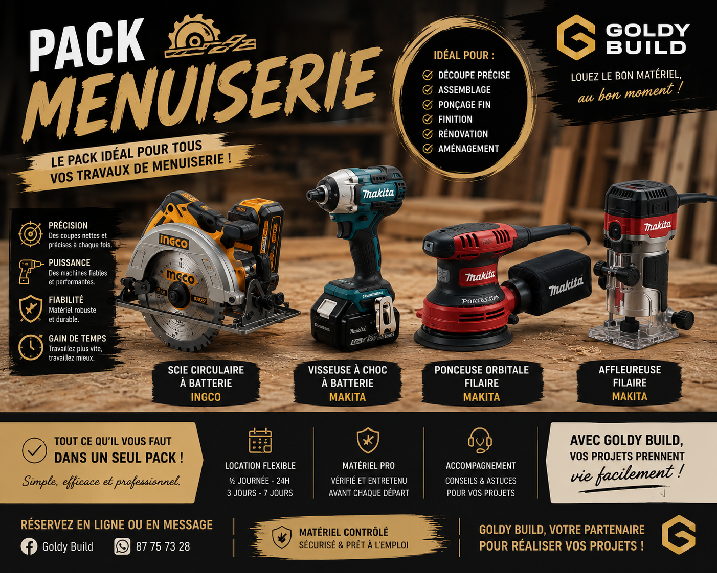 Pack Menuiserie